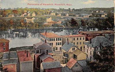 Panorama of Haverhill Massachusetts Postcard
