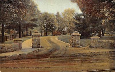 East Entrance  Haverhill, Massachusetts Postcard