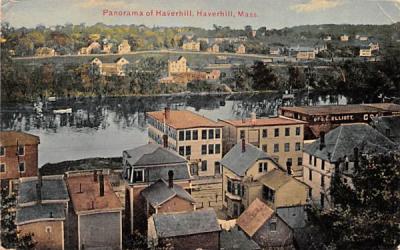 Panorama of Haverhill Massachusetts Postcard