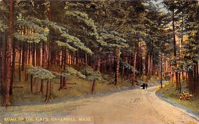 Raod to The Pines Haverhill, Massachusetts Postcard