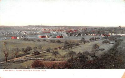 Haverhill from Powder House Hill Massachusetts Postcard
