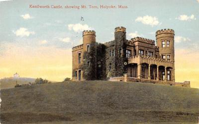 Kenilworth Castle Holyoke, Massachusetts Postcard
