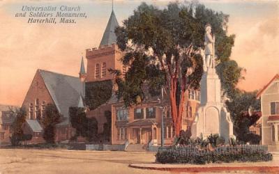 Universalist Church  Haverhill, Massachusetts Postcard
