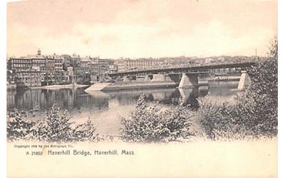 Haverhill Bridge Massachusetts Postcard