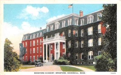 Bradford Academy Haverhill, Massachusetts Postcard