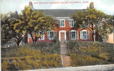 Old Spiller Garrison House Haverhill, Massachusetts Postcard