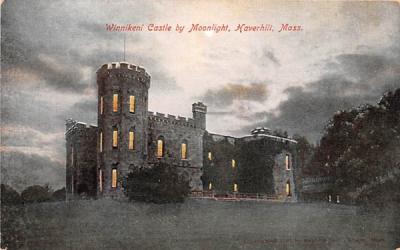 Winnikeni Castle by Moonlight Haverhill, Massachusetts Postcard