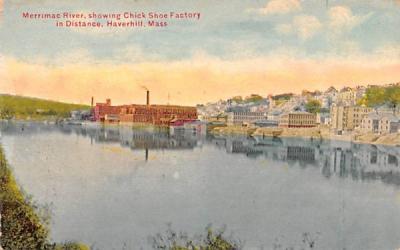 Merrimac River Haverhill, Massachusetts Postcard
