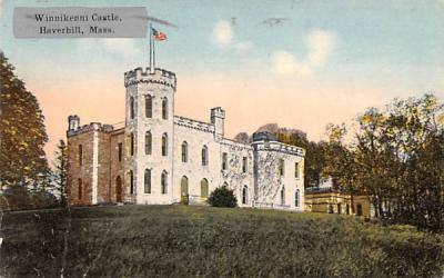 Winnikenni Castle Haverhill, Massachusetts Postcard