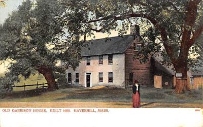 Old Garrison House Haverhill, Massachusetts Postcard