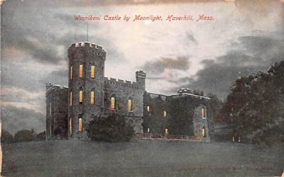 Winnikeni Castle by Moonlight Haverhill, Massachusetts Postcard