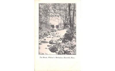 The Brook Haverhill, Massachusetts Postcard