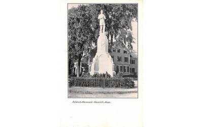 Soliders' Monument Haverhill, Massachusetts Postcard