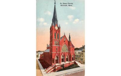 St. James Church Haverhill, Massachusetts Postcard