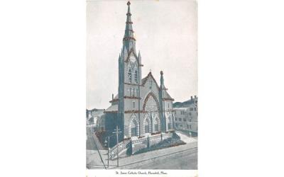 St. James Catholic Church Haverhill, Massachusetts Postcard