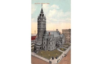 City Hall Holyoke, Massachusetts Postcard