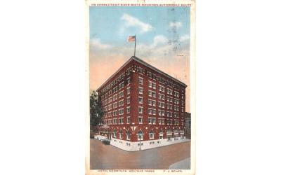 Hotel Nonotuck  Holyoke, Massachusetts Postcard