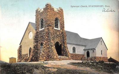 Episcopal Church Hyannisport, Massachusetts Postcard