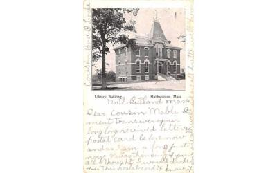 Library Building Hubbardston, Massachusetts Postcard