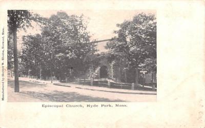 Episcopal Church Hyde Park, Massachusetts Postcard