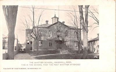 The Whittier School Haverhill, Massachusetts Postcard