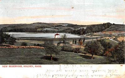 New Reservoir  Holden, Massachusetts Postcard