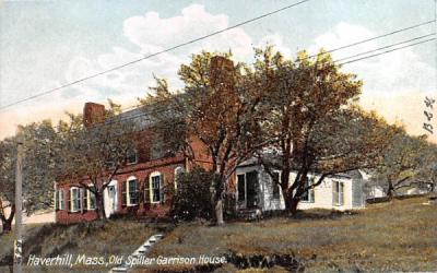 Old Spiller Garrison House Haverhill, Massachusetts Postcard