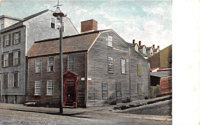First Post Office Haverhill, Massachusetts Postcard