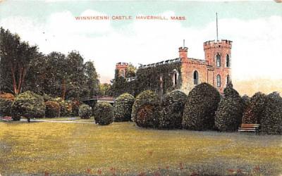 Winnikenni Castle Haverhill, Massachusetts Postcard