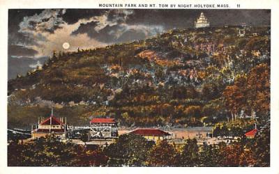 Mountain Park & Mt. Tom Holyoke, Massachusetts Postcard