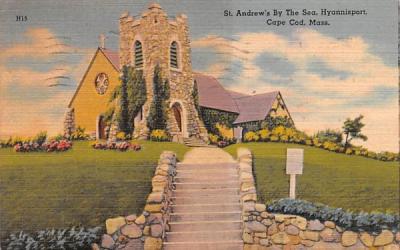 St. Andrew's by the Sea Hyannisport, Massachusetts Postcard