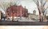 High School & Unitarian Church Haverhill, Massachusetts Postcard