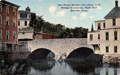 Old Choate BridgeIpswich, Massachusetts Postcard