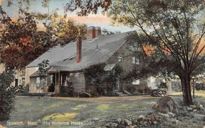 The Historical House Ipswich, Massachusetts Postcard