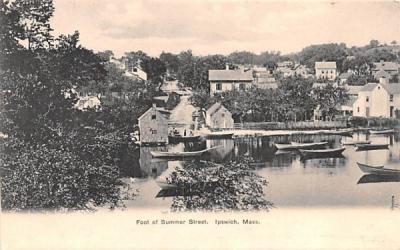 Foot of Summer Street Ipswich, Massachusetts Postcard