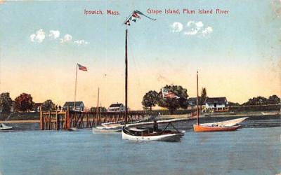 Grape Island Ipswich, Massachusetts Postcard
