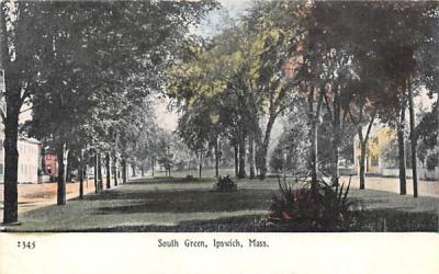 South Green Ipswich, Massachusetts Postcard