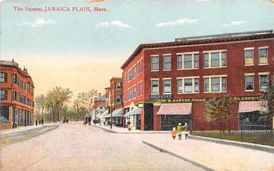 The Square Jamaica Plain, Massachusetts Postcard