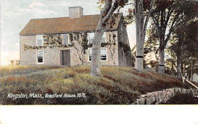 Bradford House Kingston, Massachusetts Postcard