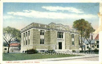 Public Library - Leominster, Massachusetts MA Postcard