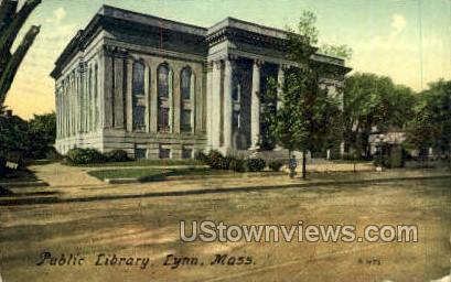 Public Library - Lynn, Massachusetts MA Postcard