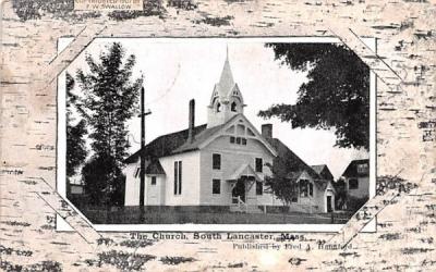 The Church Lancaster, Massachusetts Postcard