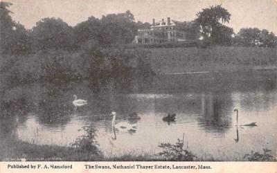 Nathaniel Thayer EstateLancaster, Massachusetts Postcard