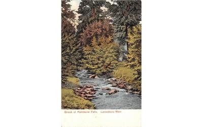 Brook at Pettibone FallsLanesboro, Massachusetts Postcard
