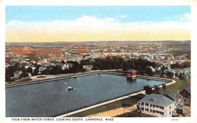 View from Water TowerLawrence, Massachusetts Postcard
