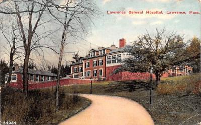 General HospitalLawrence, Massachusetts Postcard