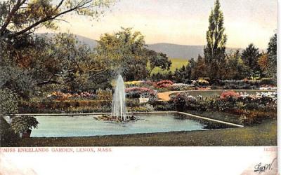 Miss Kneelands GardenLenox, Massachusetts Postcard