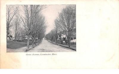 Grove AvenueLeominster, Massachusetts Postcard