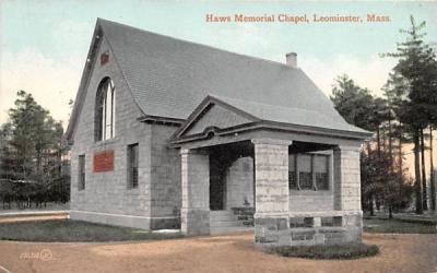 Haws Memorial ChapelLeominster, Massachusetts Postcard