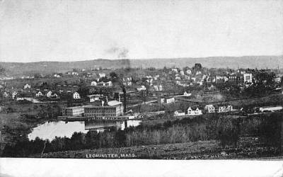 View of Leominster Massachusetts Postcard